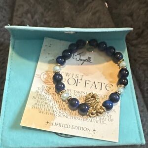 Blue Beaded Bracelet